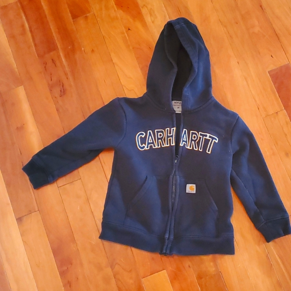 3T Black Carhartt Hoodie Sweatshirt